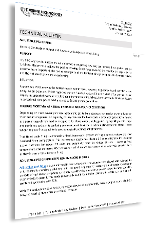 Technical bulletin document on adjustable peek firing with detailed instructions and guidelines.