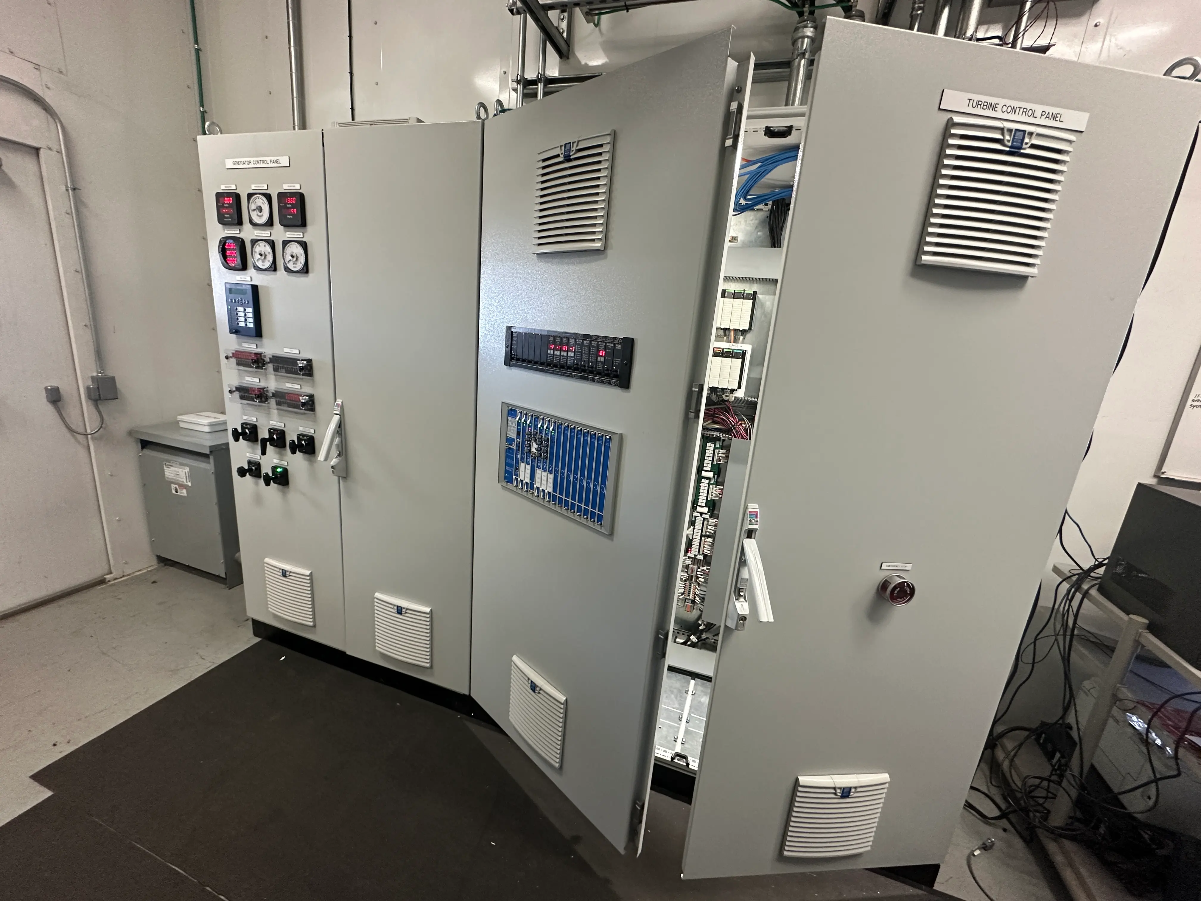 LM2500 control panel in a modern industrial setting.