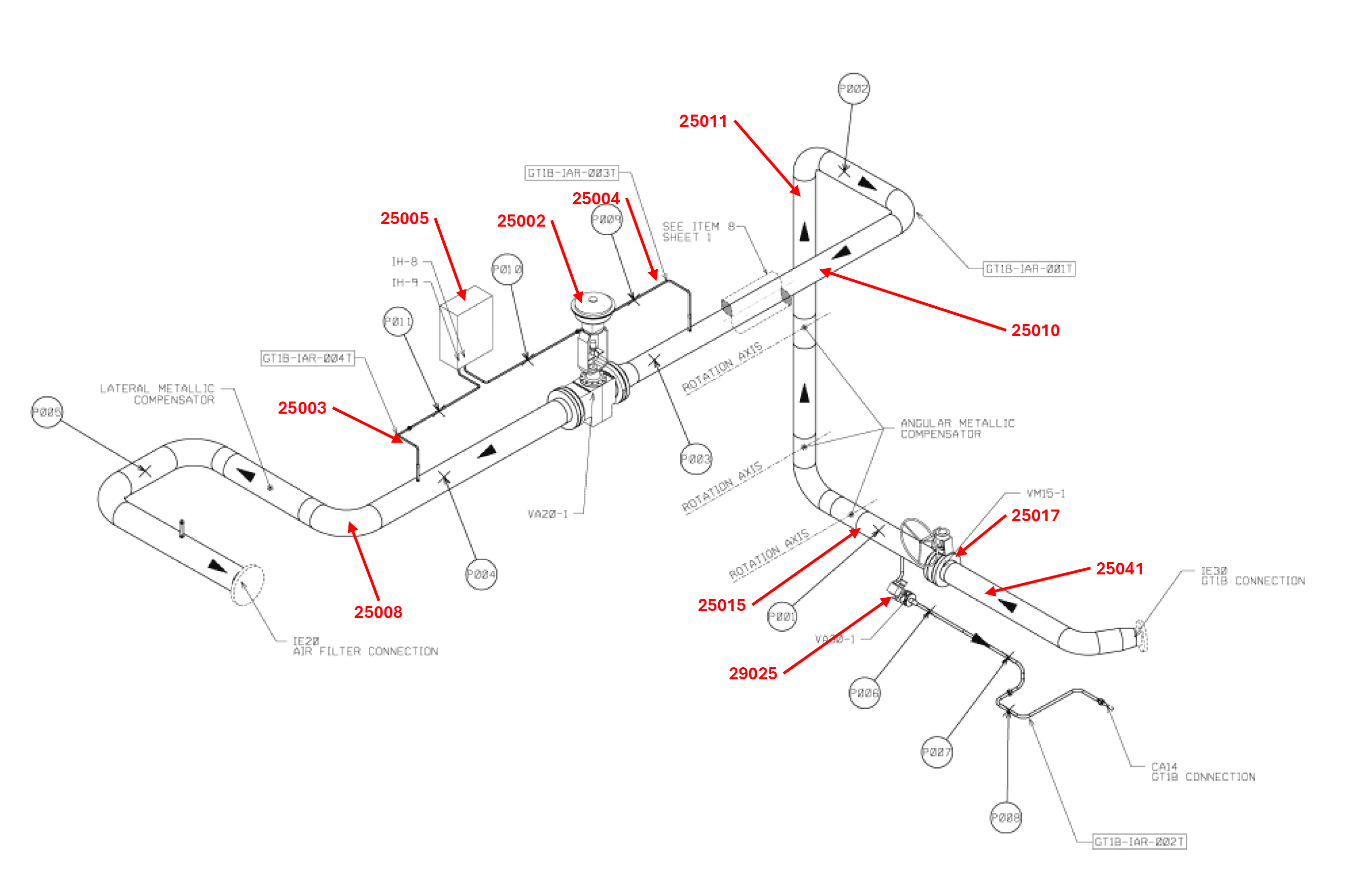 industrial piping system schematic diagram
